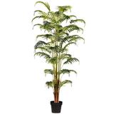 Vickerman 588727 - 70" Potted Fern Palm Real Touch Leaves (TA193570) Palm Home Office Tree