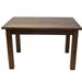 Bungalow Rose Graceville Solid Wood Dining Table Plastic in Gray | 30 H x 48 W x 34 D in | Wayfair 7F8EFFCAE96F421DABC4AF03D8D47514