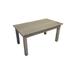 Bungalow Rose Graceville Solid Wood Dining Table Plastic in Gray | 30 H x 72 W x 34 D in | Wayfair 5703A6154E0445A0B6EEFB7E8E09D92D