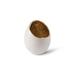 Phillips Collection Broken Egg Vase Resin in White/Yellow | 12 H x 9 W x 9 D in | Wayfair PH67508