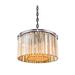 Elegant Lighting Sydney 26 Inch 8 Light Chandelier - 1208D26PN-GT/RC