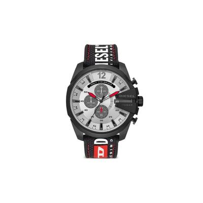Men's Mega Chief Chronograph Black Nylon Watch - Black - DIESEL Watches