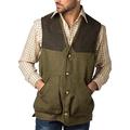 Rydale Men's Danby Tweed Shooting Waistcoat Outdoor Country 100% Wool Gents Gilet Bodywarmer