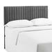 Keira King/California King Performance Velvet Headboard - East End Imports MOD-6097-GRY