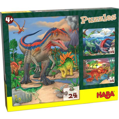 HABA Puzzles Dinosaurier, bunt