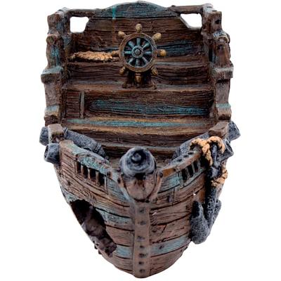 Penn Plax Shipwreck, 12.5" L X 5" W