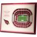 Arizona Cardinals 17'' x 13'' 5-Layer StadiumViews 3D Wall Art