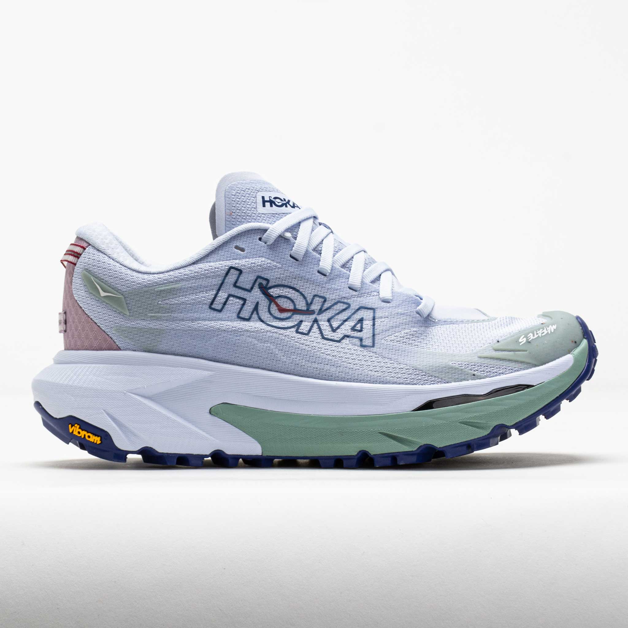 HOKA Mafate 5 Women's Trail Running Shoes Ambient Blue/Rosemary