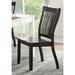 Andrew Home Studio Pamella Dining Chair Wood in Black/Brown | 39 H x 22 W x 24 D in | Wayfair GFA71MYY852-ZTF