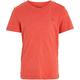 Tommy Hilfiger Jungen T-Shirt Kurzarm Rundhalsausschnitt, Rot (Apple Red Heather), 8 Jahre