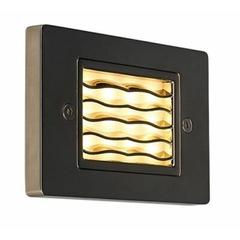 Bruck Lighting Step 1 - Hardwired LED Step Light 4.8 H x 4.8 W x 2.6 D in brownMetal in Bronze | 4.8" H X 4.8" W X 2.6" D | Wayfair 138021-1BZ/HW