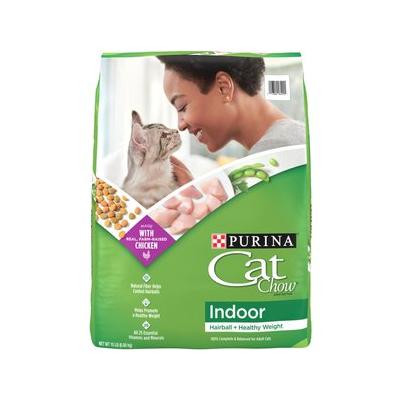 Cat Chow Indoor Hairball & Healthy Weight Dry Cat Food, 15-lb bag