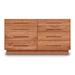 Copeland Furniture Moduluxe 8 Drawer Double Dresser Wood in Brown | 35 H x 66.125 W x 18 D in | Wayfair 2-MOD-80-03