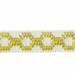 Eastern Accents Maldive Border Barrymore Fabric in White/Yellow | 1.5 W in | Wayfair PBD095