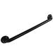 Utopia Alley Grab Bar Metal in Black | 3.15 H x 1.25 D in | Wayfair GB24BK