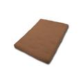 Brayden Studio® Rideout Cushion Back Futon & Mattress Wood/Scratch/Tear Resistant/Solid Wood/Cotton in Brown | 36 H x 38 W x 85 D in | Wayfair