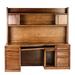 Loon Peak® Laforce 78" Computer Desk w/ Hutch Wood in Brown | 35 H x 74 W x 35 D in | Wayfair D733BC9A078A446EA447198D1914E3C0