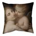 Charlton Home® Orta Venus & Cupid Square Pillow Cover & Insert Polyester/Polyfill | 16 H x 16 W x 3 D in | Wayfair E508FC95C9F843E9A3F3667F9A427B6C