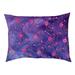 Tucker Murphy Pet™ Byrge Planets Stars Outdoor Dog Pillow Polyester/Fleece in Pink/Gray | 9.5 H x 29.5 W in | Wayfair