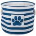 Tucker Murphy Pet™ Cambridgeshire Paw Patch Fabric Bin Fabric in Blue | 15 H x 18 W x 18 D in | Wayfair 91643CC0CA254C47AE0A3710438EE733