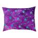 Tucker Murphy Pet™ Byrge Planets Stars Outdoor Dog Pillow Polyester/Fleece in Pink/Blue/Indigo | 9.5 H x 29.5 W in | Wayfair