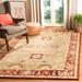 Green/Red 108 x 0.63 in Area Rug - Charlton Home® Tingley Oriental Handmade Tufted Wool Sage/Burgundy Area Rug Wool | 108 W x 0.63 D in | Wayfair