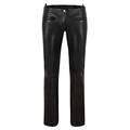 Carrie CH Hoxton Ladies Fashion Leather Trouser Sexy Italian Black Soft Lambskin Biker Pants 4566 (Waist 30")