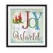 The Holiday Aisle® 'Candle Joy' Textual Art Print on Canvas Paper in Green | 26.5 H x 26.5 W x 1.5 D in | Wayfair 98BA850A6C834086ADF1C3987FDE6804