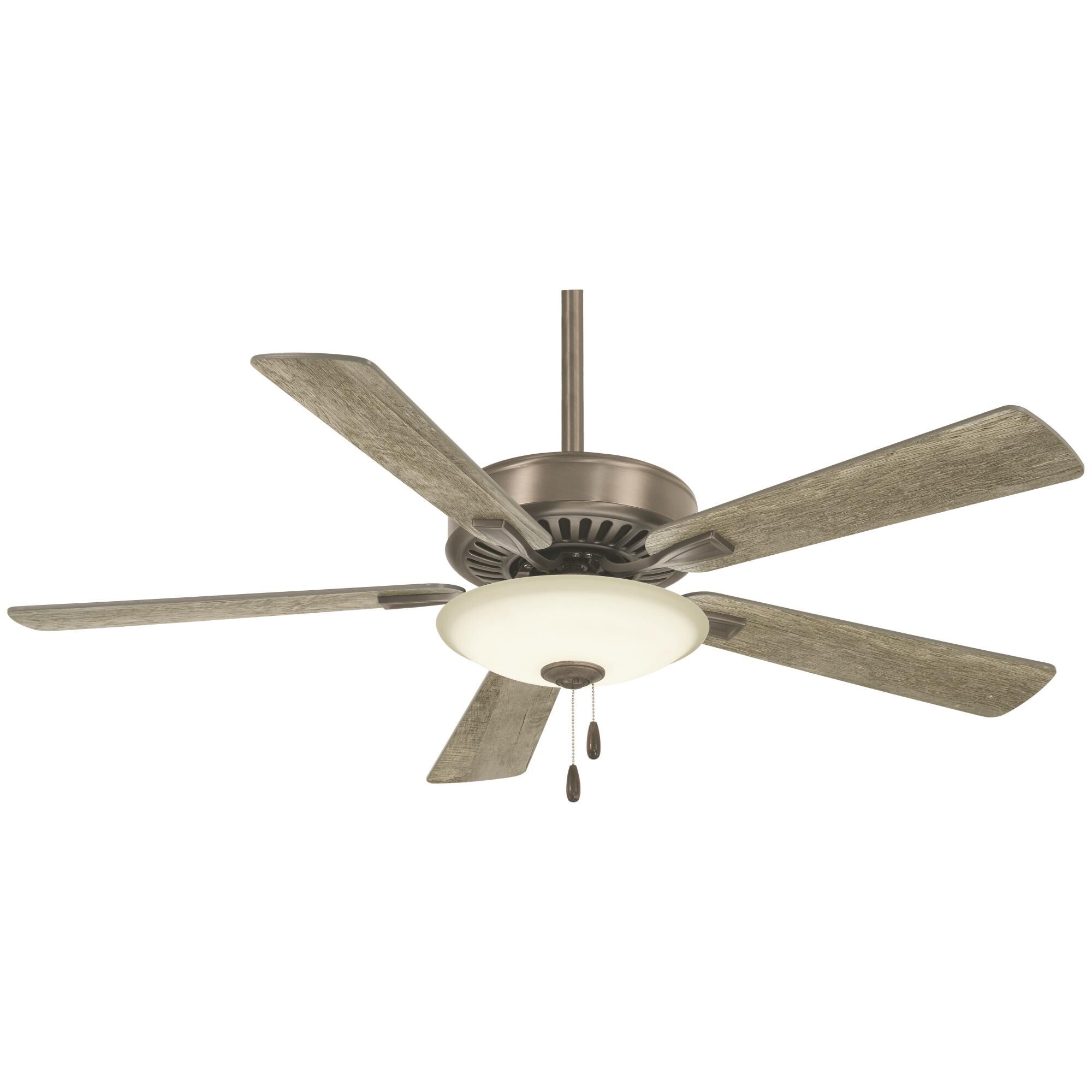 Minka Aire Contractor 52 Inch Ceiling Fan with Light Kit - F656L-BNK