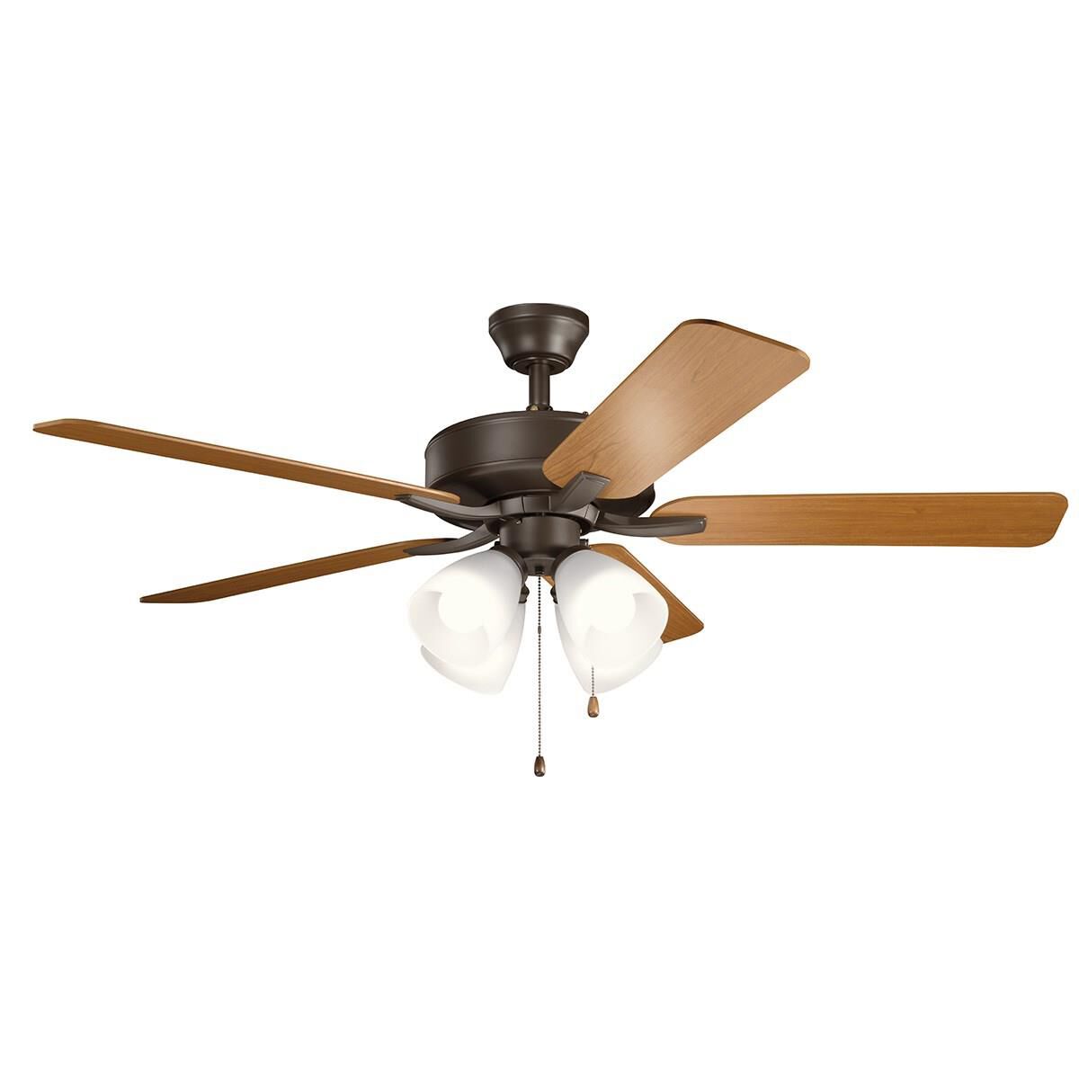 Kichler Lighting Basics 52 Inch Ceiling Fan with Light Kit - 330016SNB