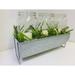 Ophelia & Co. Metal Crate Metal in White | 11 H x 15 W x 6 D in | Wayfair 2B0344E2862C4185A8AC8966A084A5F7