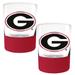 Georgia Bulldogs 2-Pack 14oz. Rocks Glass Set with Silcone Grip