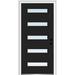 Verona Home Design Spotlight Steel Prehung Front Entry Door Metal in White | 80 H x 36 W x 1.75 D in | Wayfair ZZ354514L