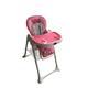 HYGRAD® Multi Function Baby Child Recline Foldable Highchair Feeding Seat Chair Infant High Chair Food Tray Safety Belt with Toy Storage Basket (Pink)