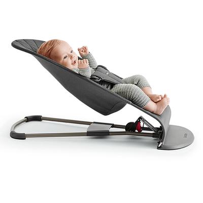 BabyBjrn Bouncer Bliss, Dark Gray Frame 3D Jersey Light Gray