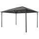 Tonnelle avec toit Aluminium 4x3x2,6 m Noir - Vidaxl