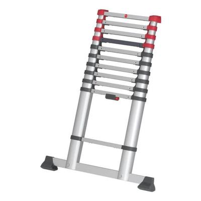 Alu-Teleskopleiter »T80 FlexLine« 11 Sprossen rot, Hailo