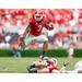 Todd Gurley II Georgia Bulldogs Unsigned Horizontal Hurdling Photograph