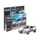 Revell Model Set 67685 Porsche 934 RSR "Martini" 1:24 Scale Unbuilt/Unpainted Plastic Model Kit with Contacta Professional Glue, Paintbrush & Selected Aqua Color Paints