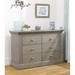 Sorelle Paxton 6 Drawer Double Dresser Wood/Solid Wood in Gray | 32 H x 48 W x 19 D in | Wayfair 7360-HG