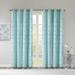 "Intelligent Design Raina 50x63"" Total Blackout Metallic Print Grommet Top Curtain Panel - Olliix ID40-1617"