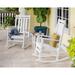 POLYWOOD® 2 - Person Seating Group Plastic in Black | 41.25 H x 26.25 W x 34 D in | Outdoor Furniture | Wayfair PWS471-1-BL