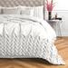 Etta Avenue™ Margarita Microfiber 7 Piece Comforter Set Polyester/Polyfill/Microfiber in White | Queen Comforter + 6 Additional Pieces | Wayfair