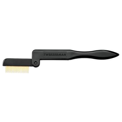 Tweezerman Folding ILashcomb - Wimpernkamm, Black Wimpernbürste