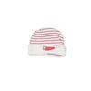Hat: White Stripes Accessories - Size 0-3 Month