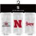 Newborn & Infant Strideline White Nebraska Huskers Three-Pack Booties