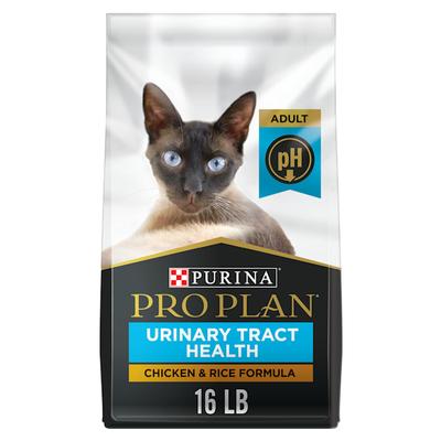 Purina Pro Plan Urinary Tract Chicken and Rice Formula Cat Food, 16 lbs.