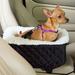 Black Pet Car Seat Console Lookout, Small, Black / Off-White