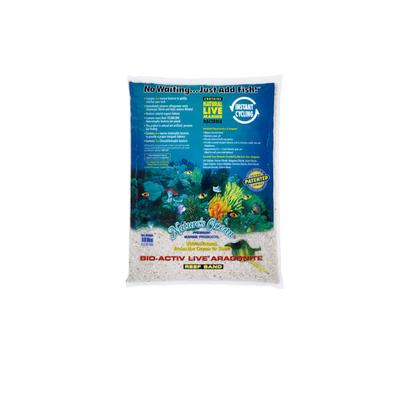 Nature's Ocean Bio-Activ Live Aragonite Reef Sand 0.5-1.7mm, 10 lbs.