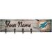 Miami Dolphins 24" x 6" Personalized Mounted Coat Hanger